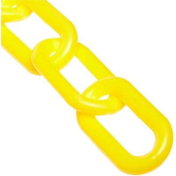 Gec Mr. Chain Plastic Chain, 1in Link, 25'L, HDPE, Yellow 10002-25